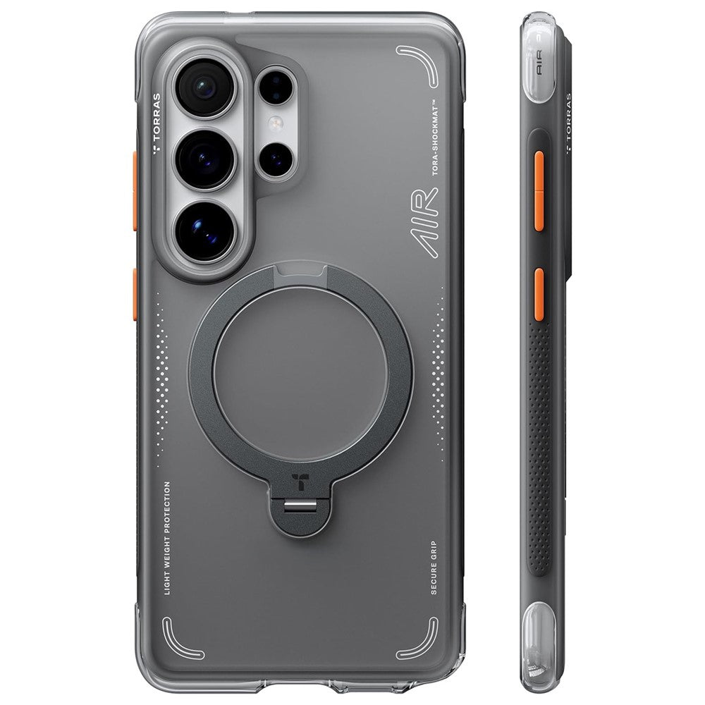 TORRAS Ostand Q3 Air Series For Samsung Galaxy S26 Ultra Magnetic Case with Kickstand Shockproof PC + TPU Phone Cover