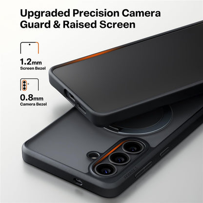 TORRAS Ostand Q3 Spin Series For Samsung Galaxy S26+ Case Magnetic Rotating Kickstand PC + TPU Phone Cover