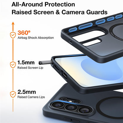 TORRAS For Samsung Galaxy S26 Ultra  Guardian-Mag Series Magnetic Case Skin-Touch Matte PC + TPU Phone Cover (Amazon Packaging)