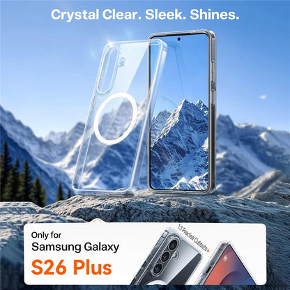 TORRAS For Samsung Galaxy S26+  Guardian-Mag Series Magnetic Case Skin-Touch Matte PC + TPU Phone Cover