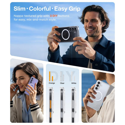 TORRAS For Samsung Galaxy S26+  Guardian-Mag Series Magnetic Case Skin-Touch Matte PC + TPU Phone Cover