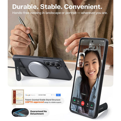 TORRAS For Samsung Galaxy S26+  Ostand L1 Series Magnetic Case with Kickstand TPU+PC Phone Cover