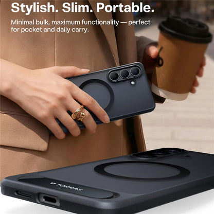 TORRAS For Samsung Galaxy S26+  Ostand L1 Series Magnetic Case with Kickstand TPU+PC Phone Cover