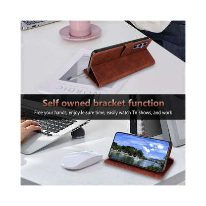 AZNS For Samsung Galaxy S26+ Case PU Leather Wallet Phone Cover