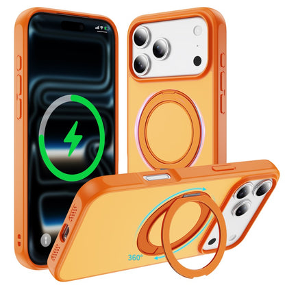 For iPhone 17 Pro Magnetic Case with Kickstand Dual Color Anti Drop Protective Phone Cover