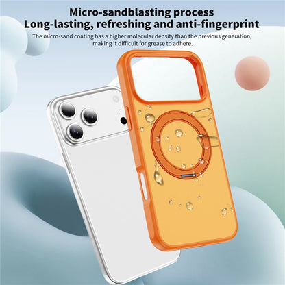 For iPhone 17 Pro Magnetic Case with Kickstand Dual Color Anti Drop Protective Phone Cover