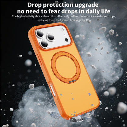 For iPhone 17 Pro Magnetic Case with Kickstand Dual Color Anti Drop Protective Phone Cover
