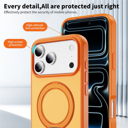 For iPhone 17 Pro Magnetic Case with Kickstand Dual Color Anti Drop Protective Phone Cover