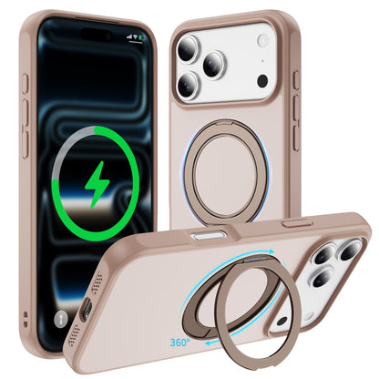 For iPhone 17 Pro Magnetic Case with Kickstand Dual Color Anti Drop Protective Phone Cover