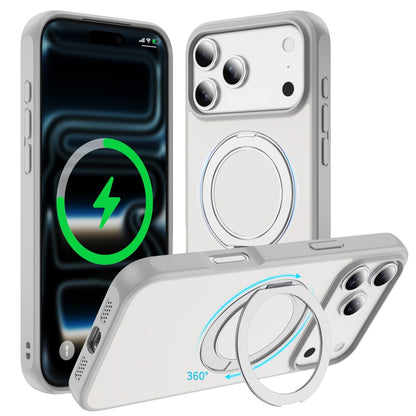 For iPhone 17 Pro Magnetic Case with Kickstand Dual Color Anti Drop Protective Phone Cover