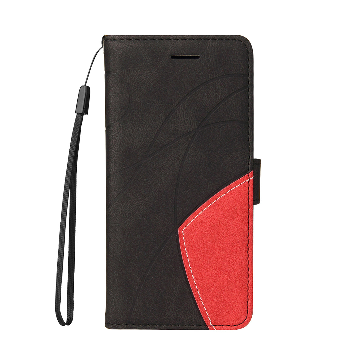 For Samsung Galaxy S26+ Leather Phone Case Stand Wallet with Bi-colour Splicing Design