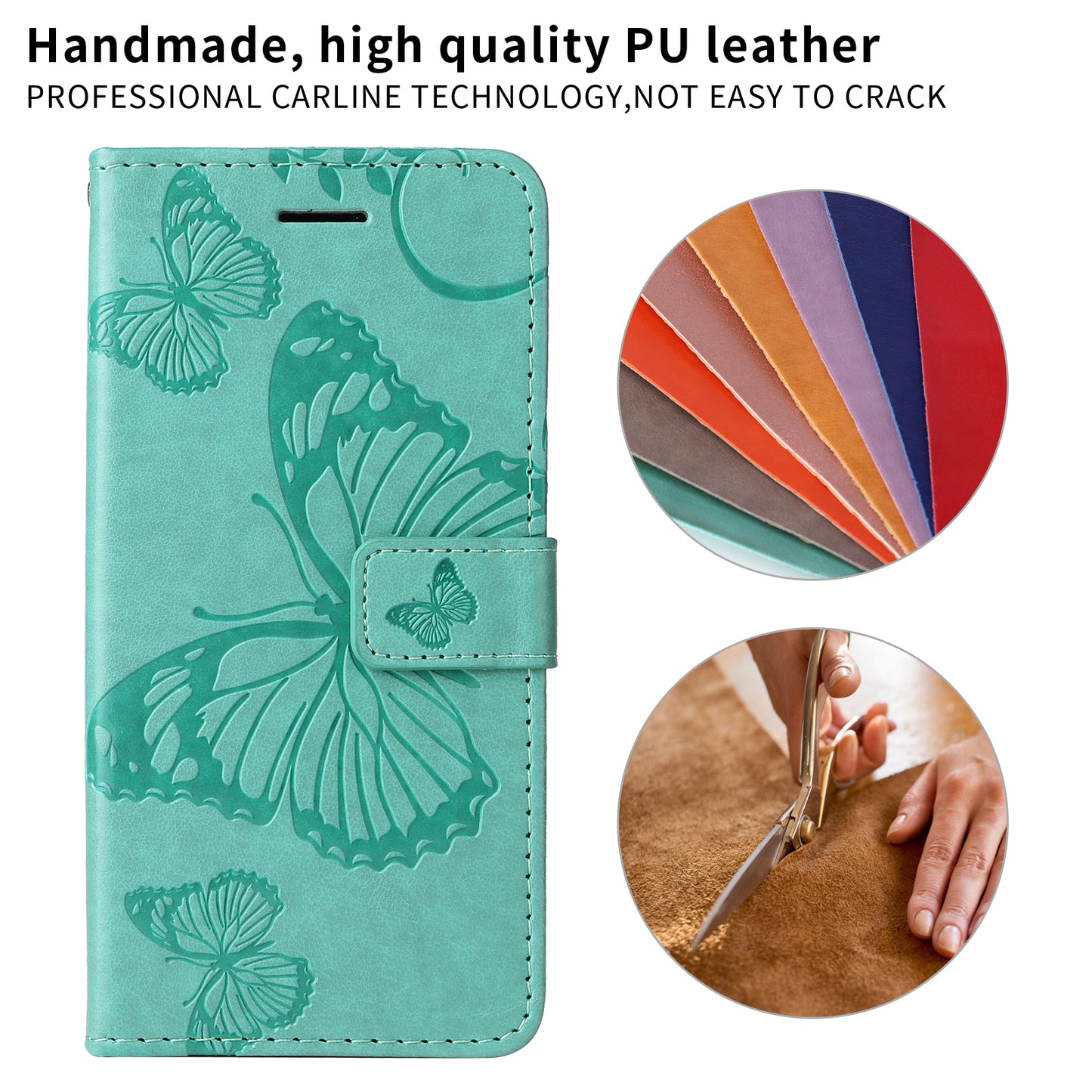For Samsung Galaxy S26+ Wallet Case Floral Butterfly Imprinted Leather Phone Cover Stand