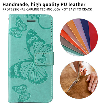 For Samsung Galaxy S26+ Wallet Case Floral Butterfly Imprinted Leather Phone Cover Stand