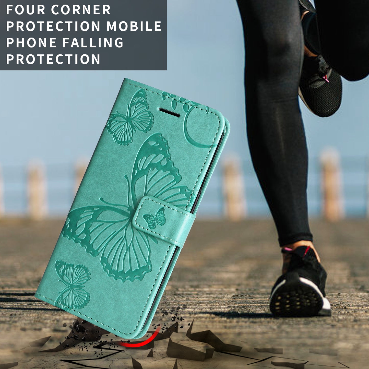 For Samsung Galaxy S26+ Wallet Case Floral Butterfly Imprinted Leather Phone Cover Stand
