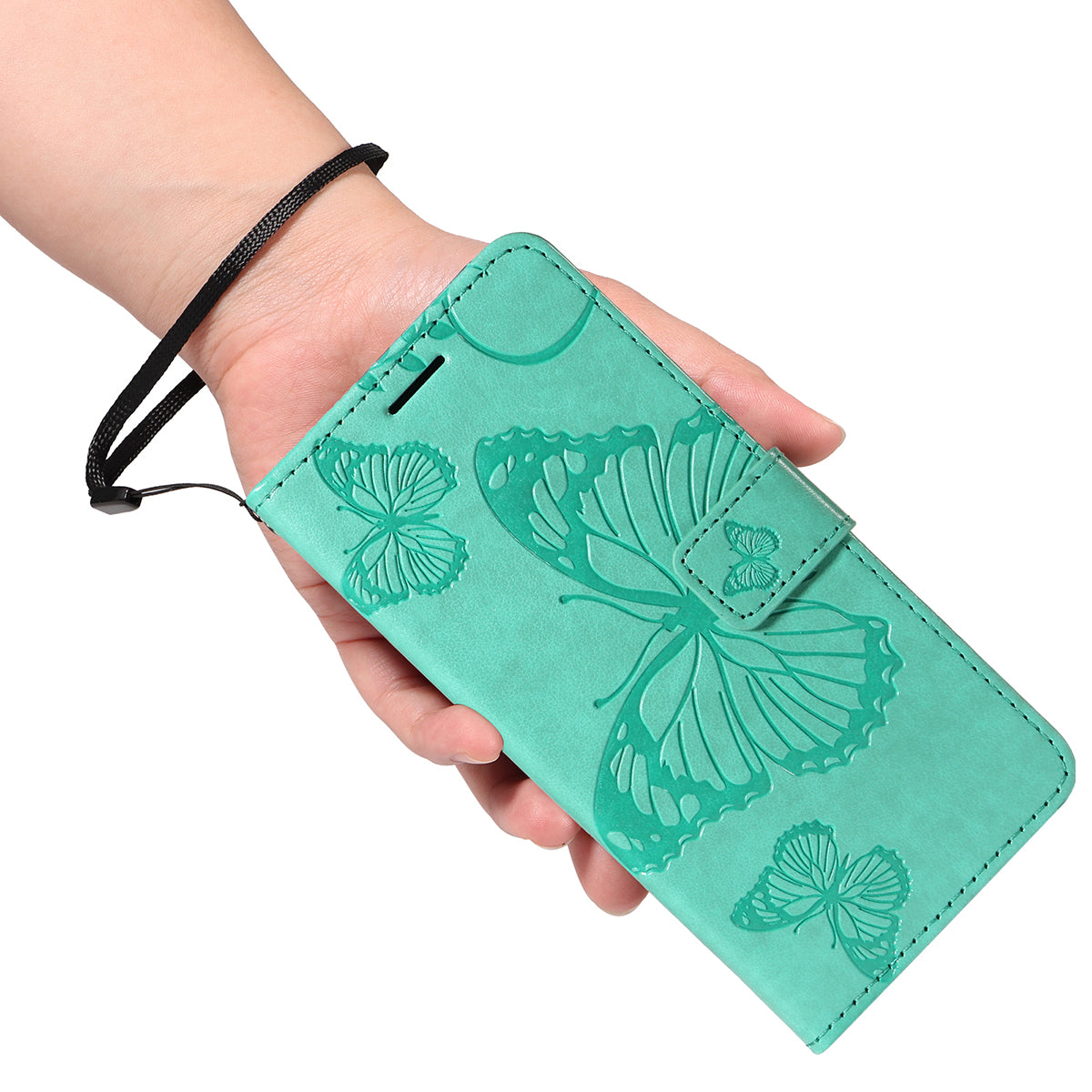 For Samsung Galaxy S26+ Wallet Case Floral Butterfly Imprinted Leather Phone Cover Stand