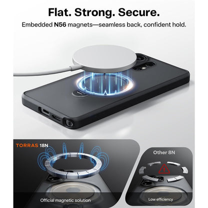 TORRAS Ostand Q3 Spin Series For Samsung Galaxy S26 Ultra Case Magnetic Rotating Kickstand PC + TPU Phone Cover