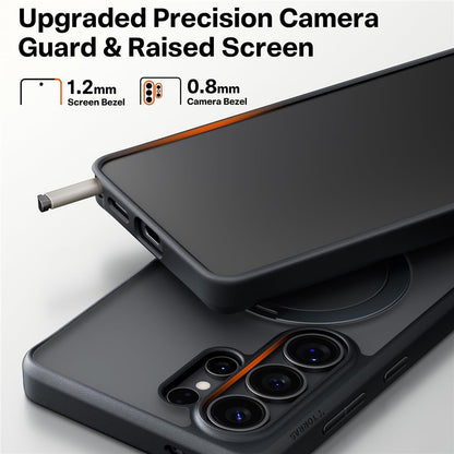 TORRAS Ostand Q3 Spin Series For Samsung Galaxy S26 Ultra Case Magnetic Rotating Kickstand PC + TPU Phone Cover