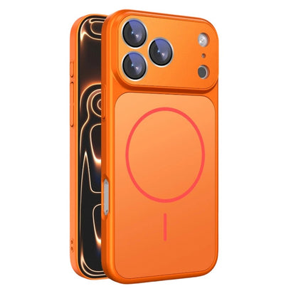 For iPhone 17 Pro Max Case Compatible with MagSafe Skin-touch PC + Silicone Phone Cover with Lens Film