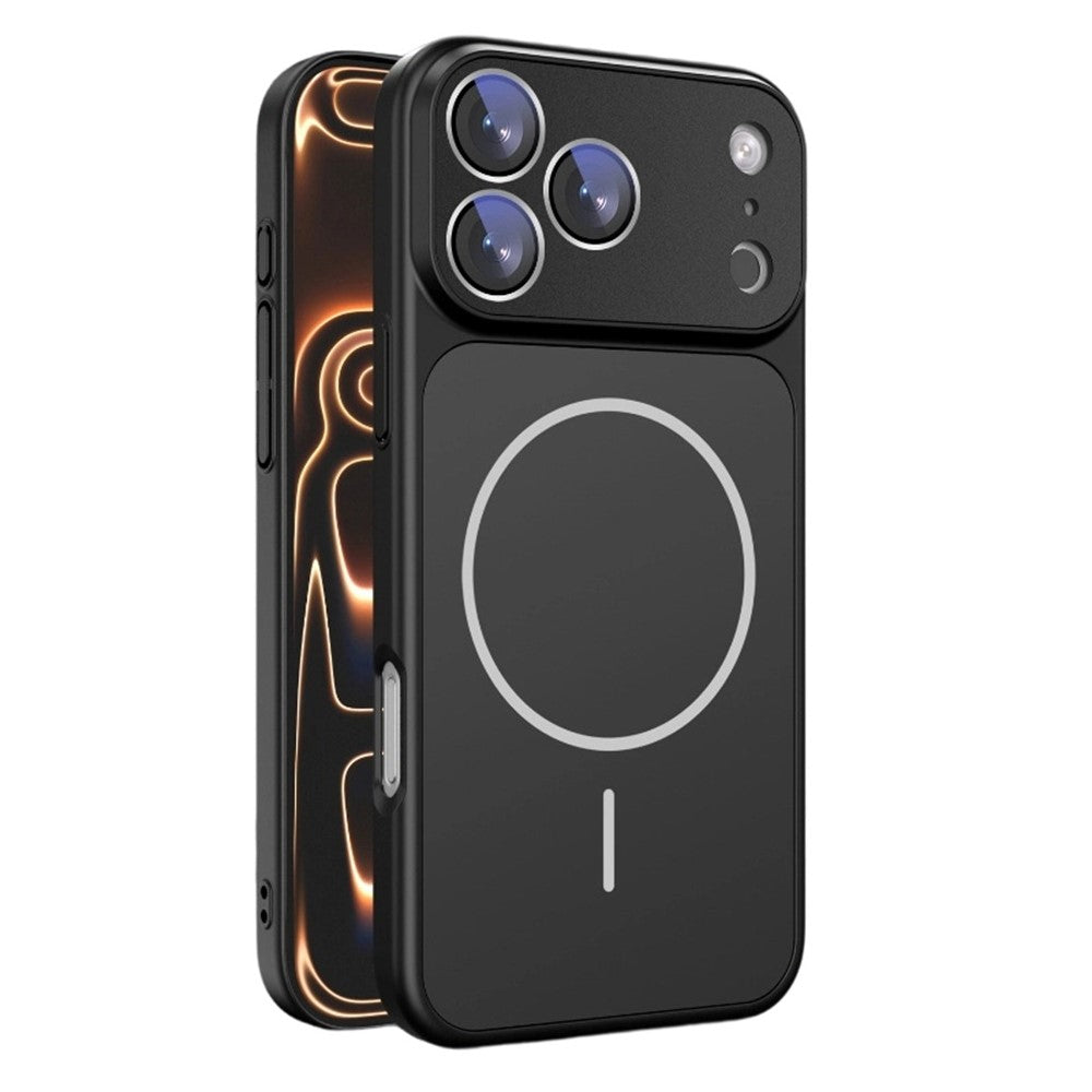 For iPhone 17 Pro Max Case Compatible with MagSafe Skin-touch PC + Silicone Phone Cover with Lens Film