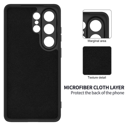 For Samsung Galaxy S26 Ultra Liquid Silicone Case Phone Back Cover with Hand Strap