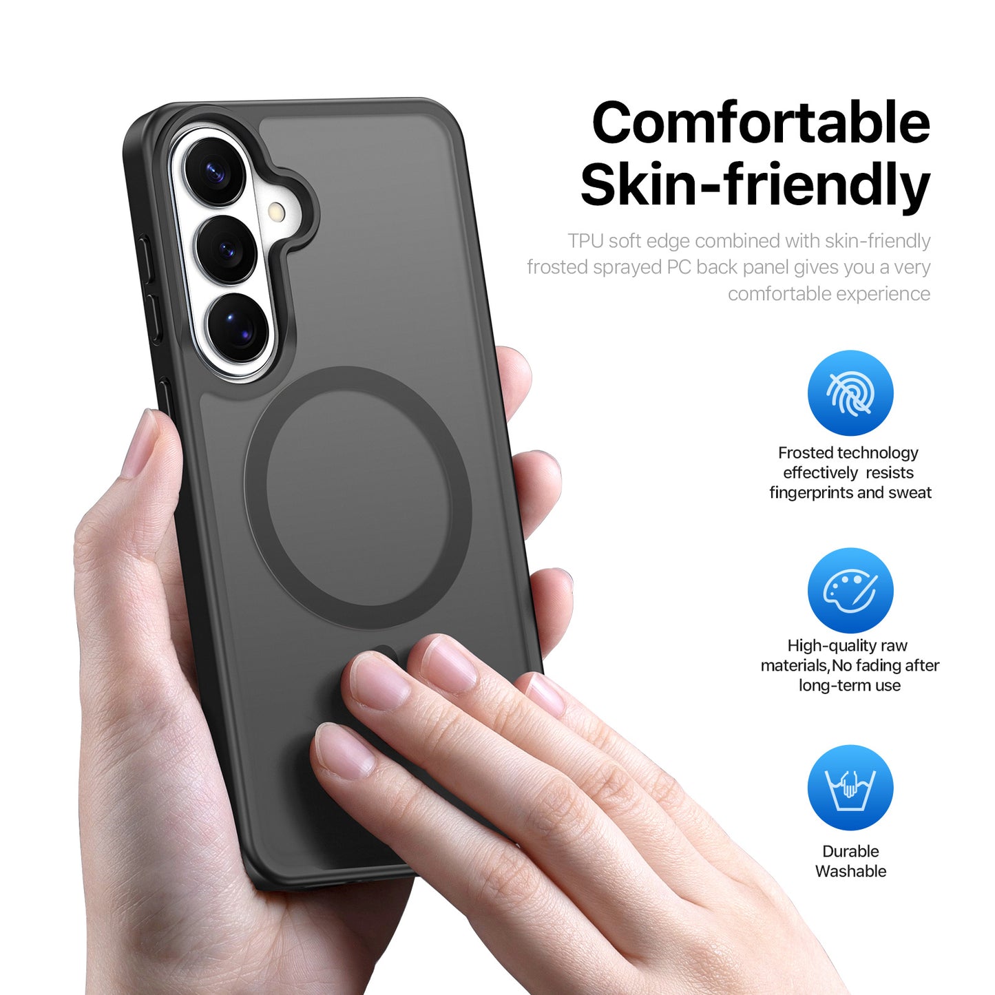 DUX DUCIS For Samsung Galaxy S26+ Magnetic Case  Yind Series PC+TPU Phone Cover