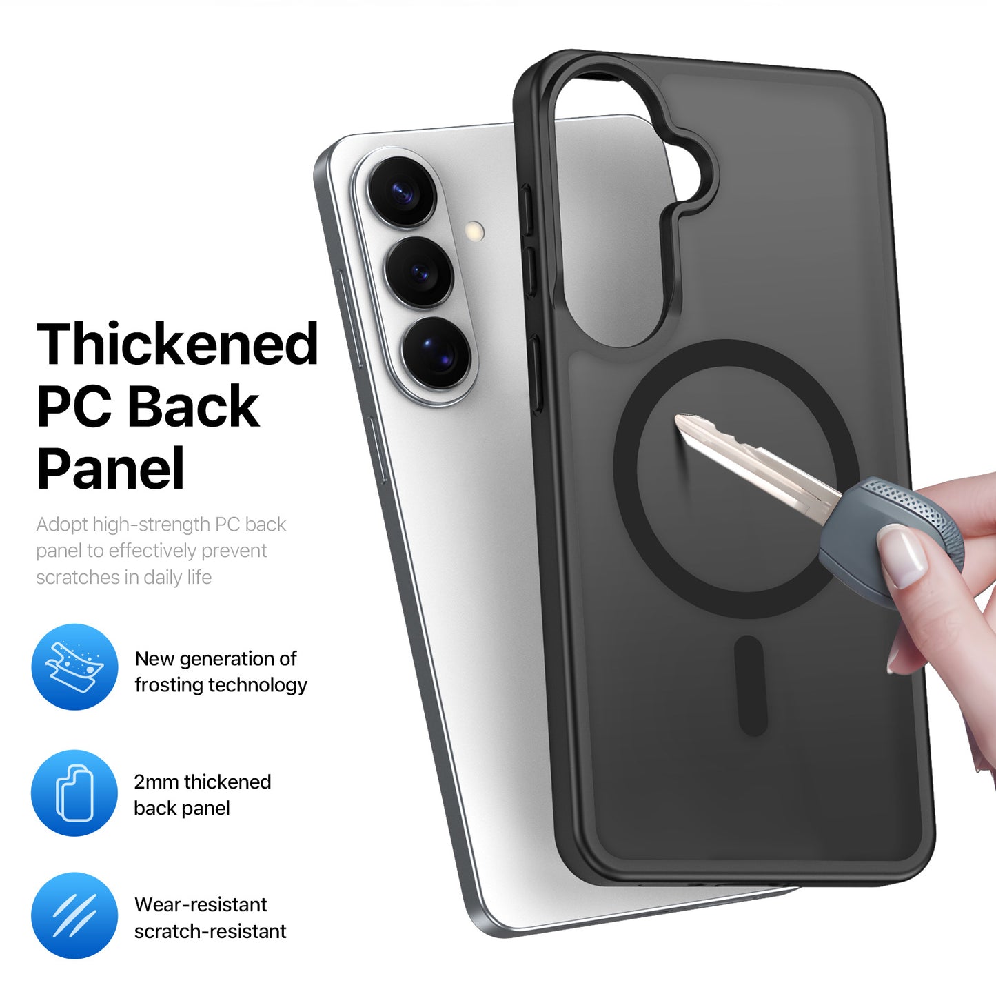 DUX DUCIS For Samsung Galaxy S26+ Magnetic Case  Yind Series PC+TPU Phone Cover