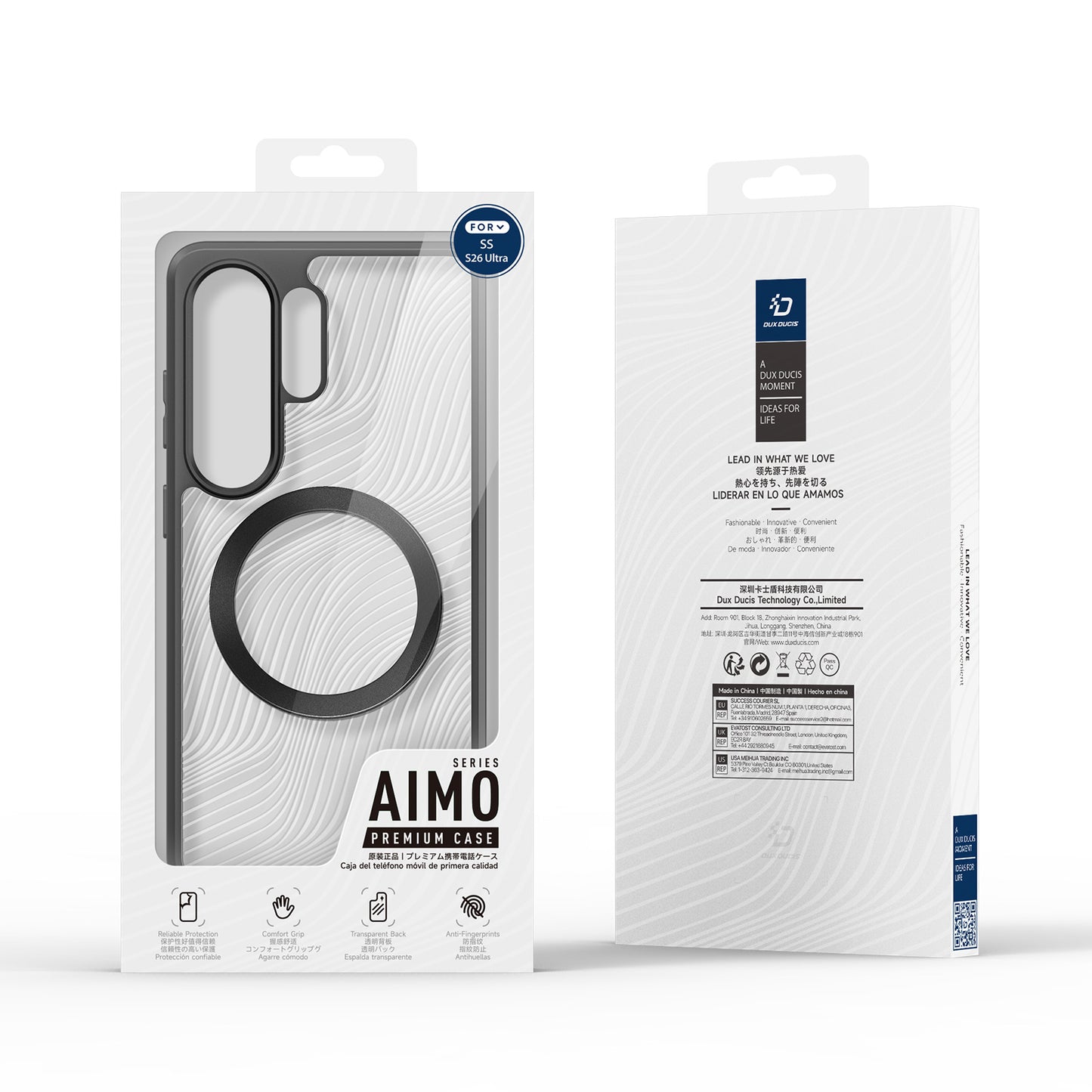 DUX DUCIS For Samsung Galaxy S26 Ultra Magnetic Case  Aimo Series PC+TPU Slim Cover (REACH Certification)