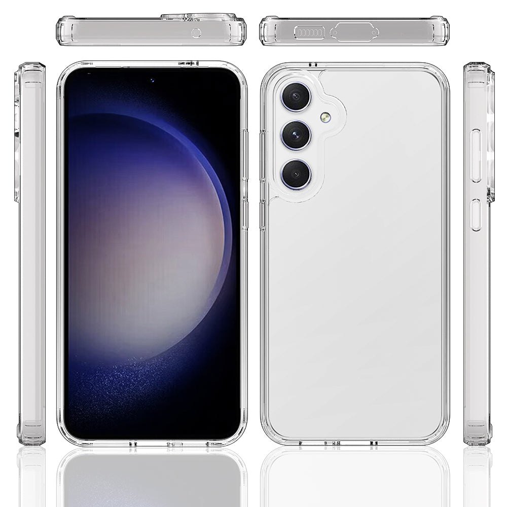 For Samsung Galaxy S26+ Clear Phone Case TPU+Acrylic Shockproof Phone Back Cover