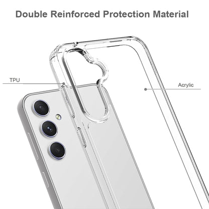For Samsung Galaxy S26+ Clear Phone Case TPU+Acrylic Shockproof Phone Back Cover