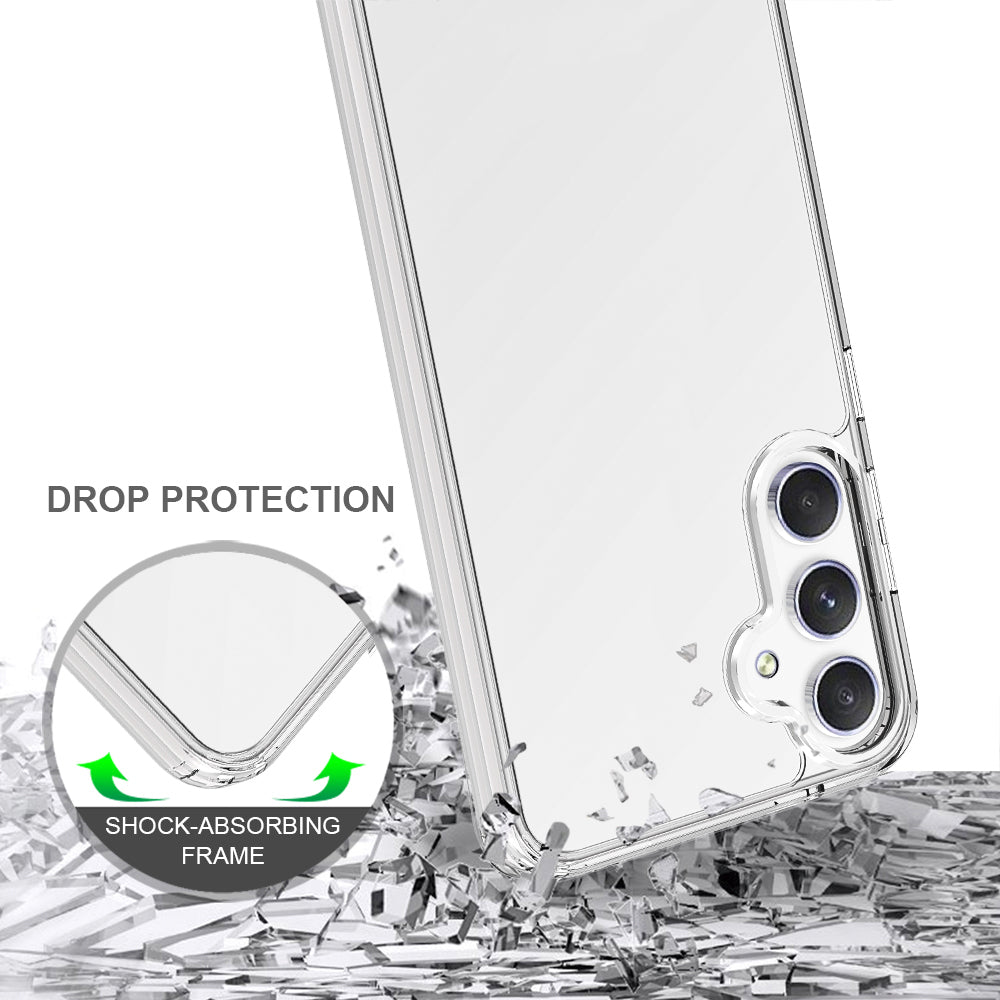 For Samsung Galaxy S26+ Clear Phone Case TPU+Acrylic Shockproof Phone Back Cover
