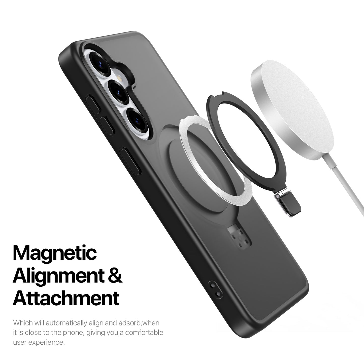 DUX DUCIS For Samsung Galaxy S26+ Magnetic Case  Yind Series Kickstand PC TPU Matte Phone Cover
