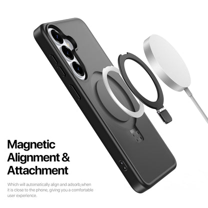DUX DUCIS For Samsung Galaxy S26+ Magnetic Case  Yind Series Kickstand PC TPU Matte Phone Cover