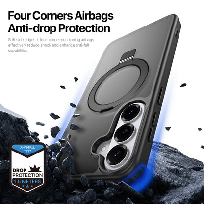 DUX DUCIS For Samsung Galaxy S26+ Magnetic Case  Yind Series Kickstand PC TPU Matte Phone Cover