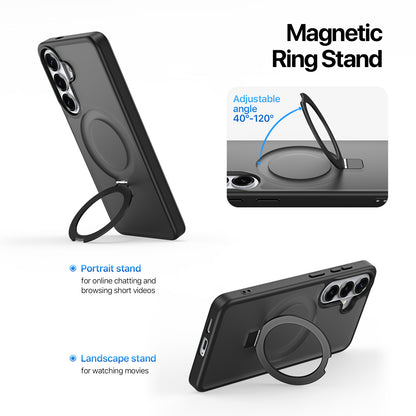 DUX DUCIS For Samsung Galaxy S26+ Magnetic Case  Yind Series Kickstand PC TPU Matte Phone Cover