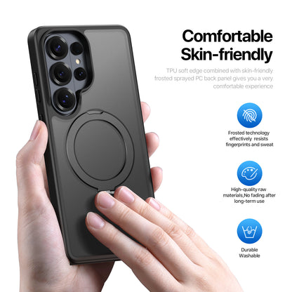 DUX DUCIS For Samsung Galaxy S26 Ultra Magnetic Case  Yind Series Kickstand PC TPU Matte Phone Cover
