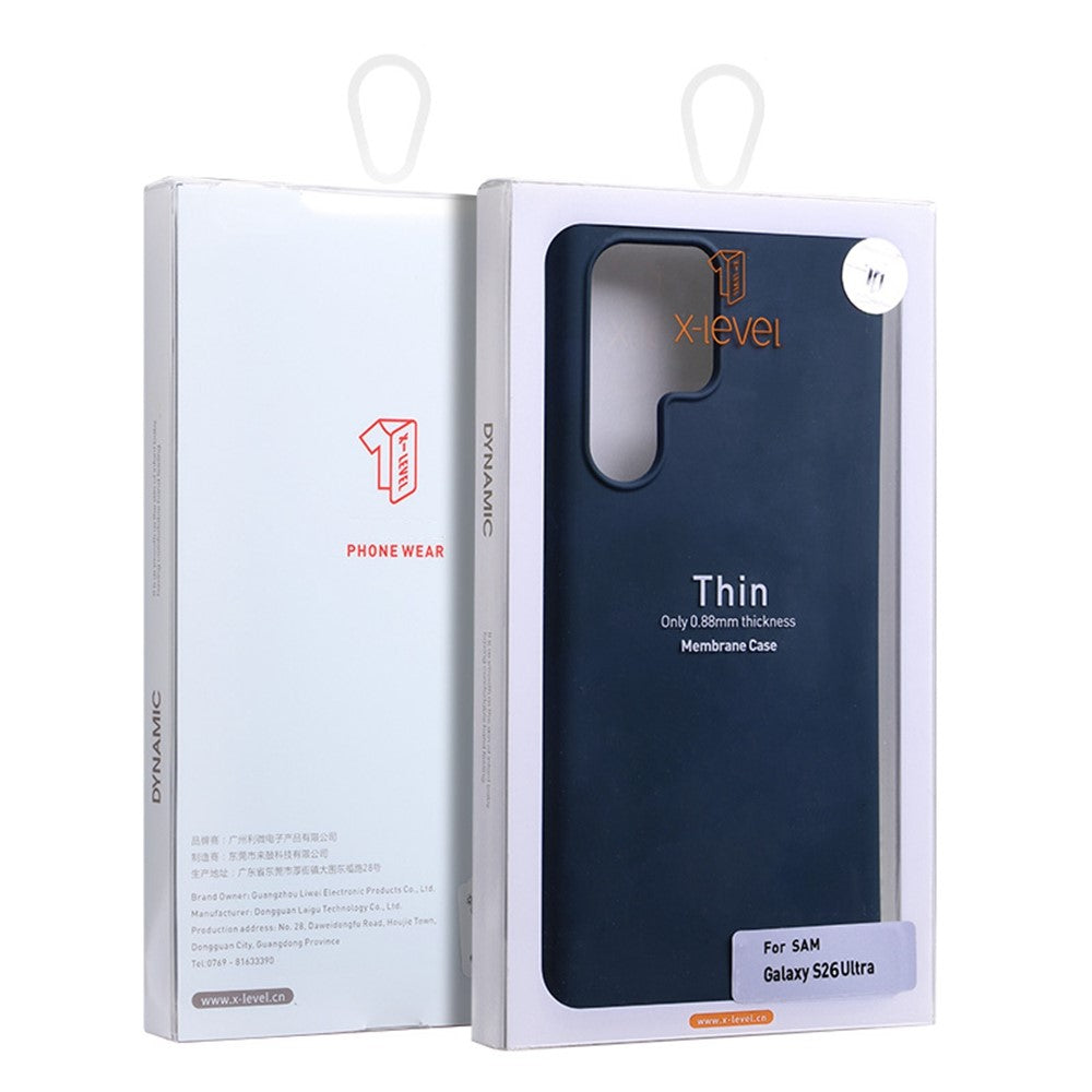 X-LEVEL For Samsung Galaxy S26 Ultra Case Soft TPU Anti Scratch Fiber Lining Phone Cover