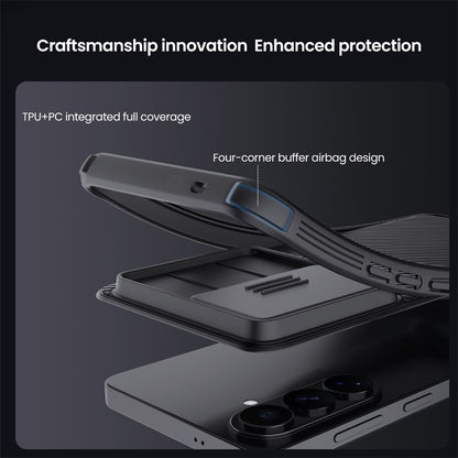 NILLKIN Camshield Pro Series for Samsung Galaxy S26+ Case PC + TPU Phone Cover with Camera Slider