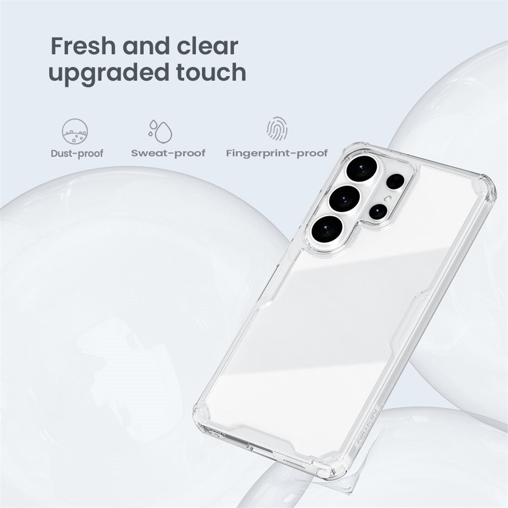 NILLKIN Nature Pro Series For Samsung Galaxy S26 Ultra Case PC + TPU Anti-Scratch Clear Back Cover