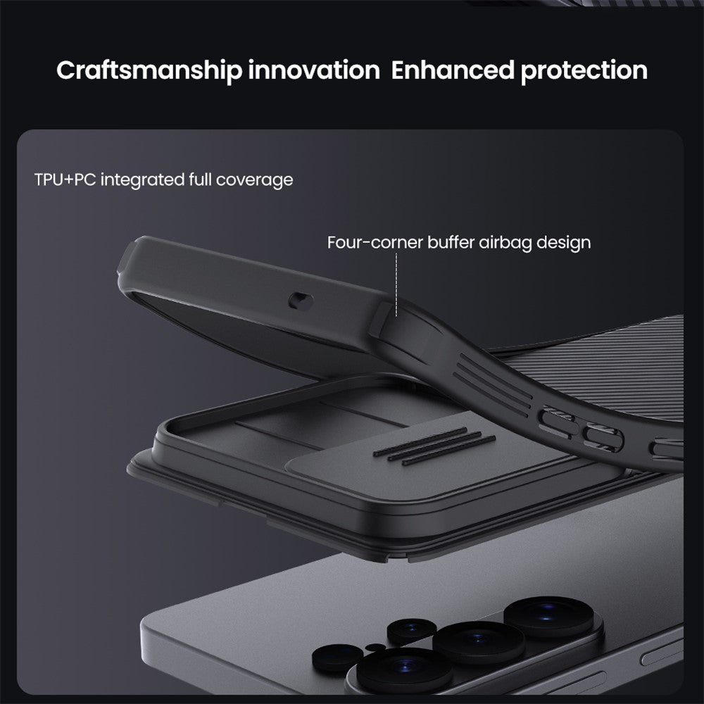 NILLKIN Camshield Pro Series for Samsung Galaxy S26 Ultra Case PC + TPU Slide Camera Lid Phone Cover