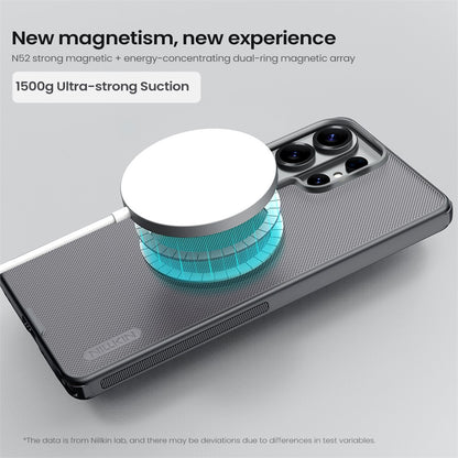 NILLKIN Super Frosted Shield Pro for Samsung Galaxy S26 Ultra Magnetic Case Matte PC TPU Clear Black Phone Back Cover