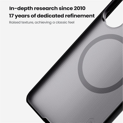 NILLKIN Super Frosted Shield Pro for Samsung Galaxy S26 Ultra Magnetic Case Matte PC TPU Clear Black Phone Back Cover