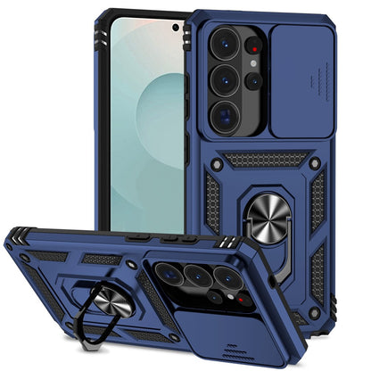 For Samsung Galaxy S26 Ultra Case PC + TPU Phone Cover with Lens Protection Kickstand