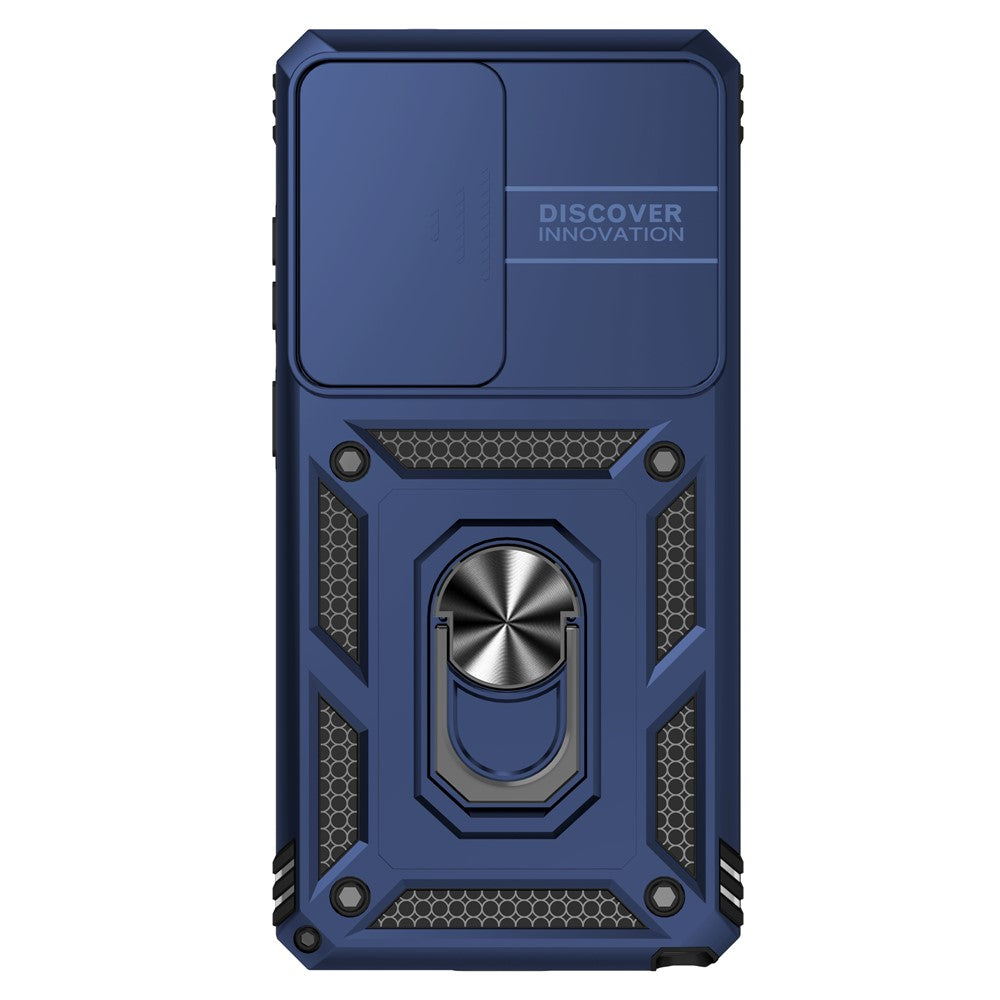 For Samsung Galaxy S26 Ultra Case PC + TPU Phone Cover with Lens Protection Kickstand