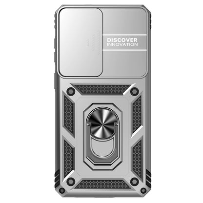 For Samsung Galaxy S26+ Case PC + TPU Phone Cover with Lens Protection Kickstand