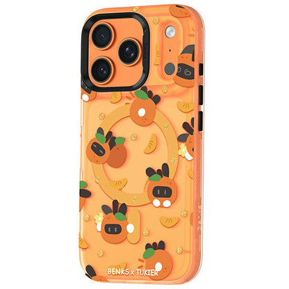 BENKS For iPhone 17 Pro Magnetic Case Cartoon Rabbit IMD PC Phone Cover Compatible with MagSafe