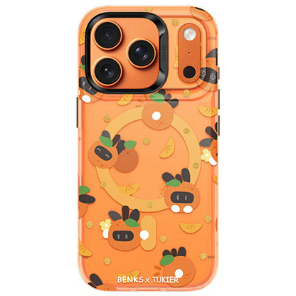 BENKS For iPhone 17 Pro Magnetic Case Cartoon Rabbit IMD PC Phone Cover Compatible with MagSafe