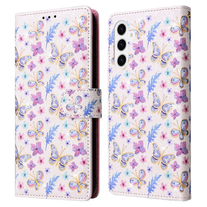 For Samsung Galaxy S26+ Case RFID Blocking Flower Leather Phone Cover