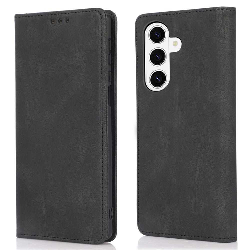 For Samsung Galaxy S26+ Case Wallet Magnetic Closing Leather Flip Phone Cover