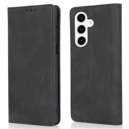 For Samsung Galaxy S26+ Case Wallet Magnetic Closing Leather Flip Phone Cover