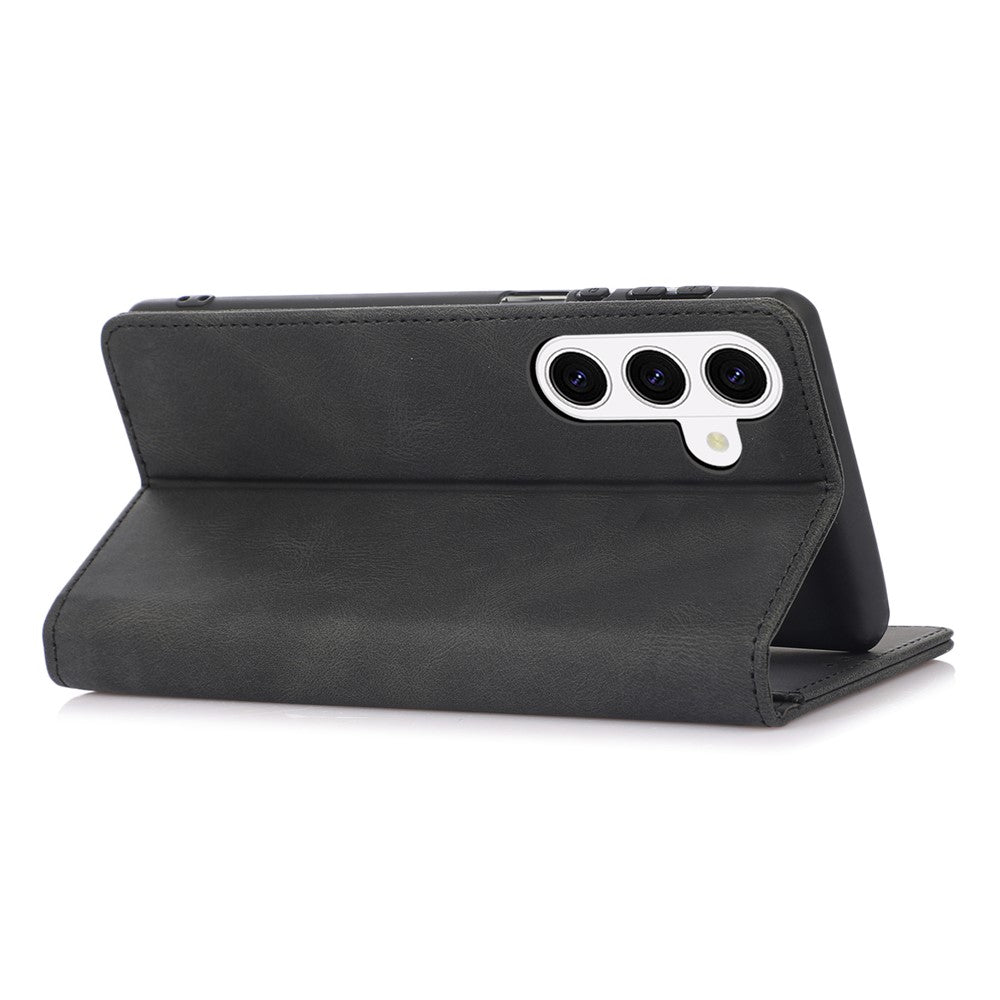 For Samsung Galaxy S26+ Case Wallet Magnetic Closing Leather Flip Phone Cover